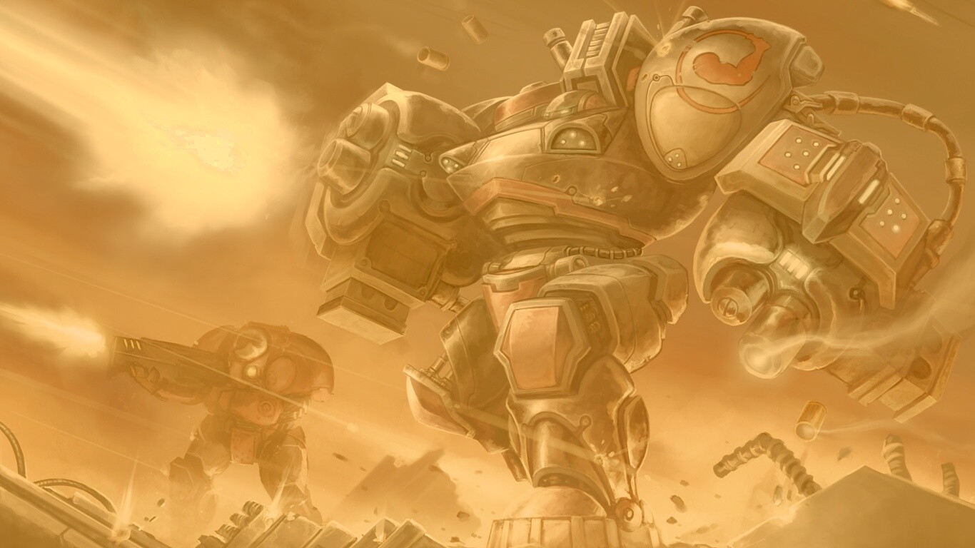 Терраны из StarCraft обои