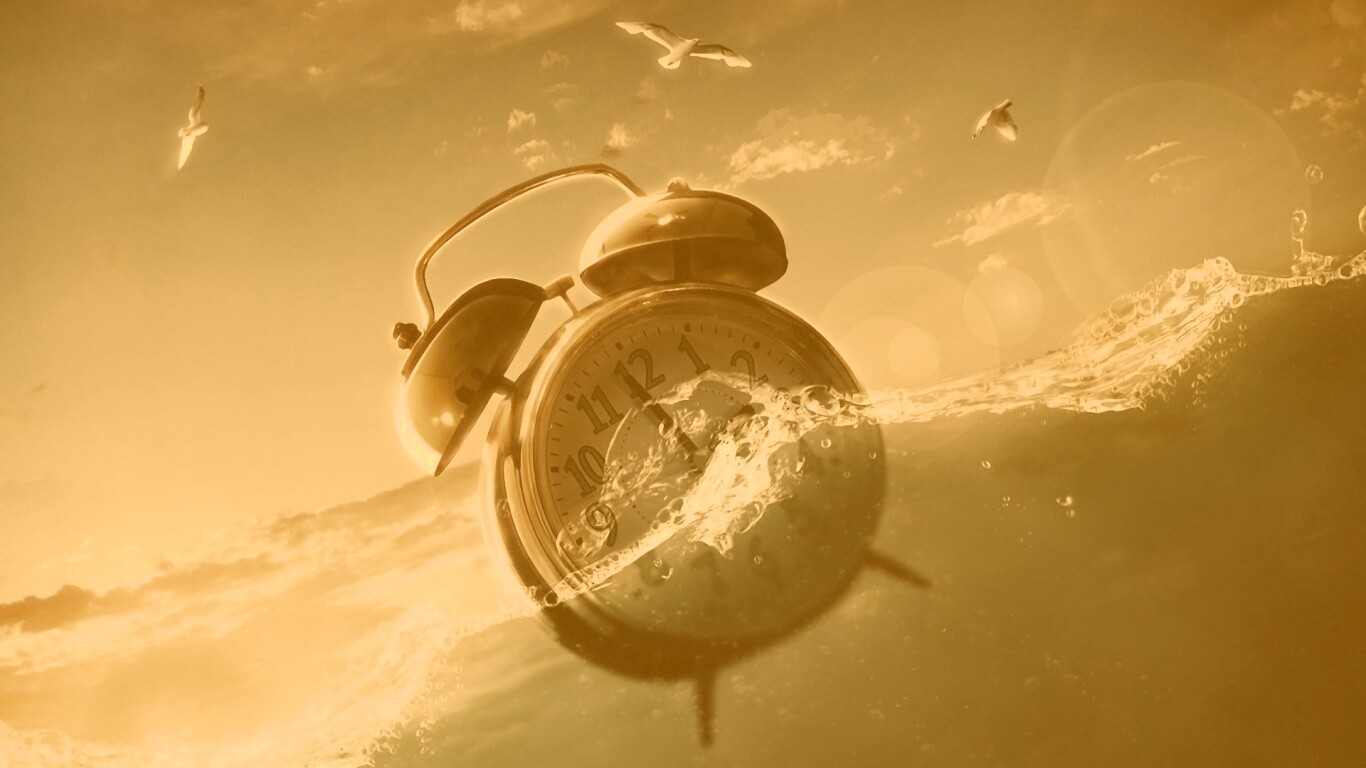 Уплывающее время обои