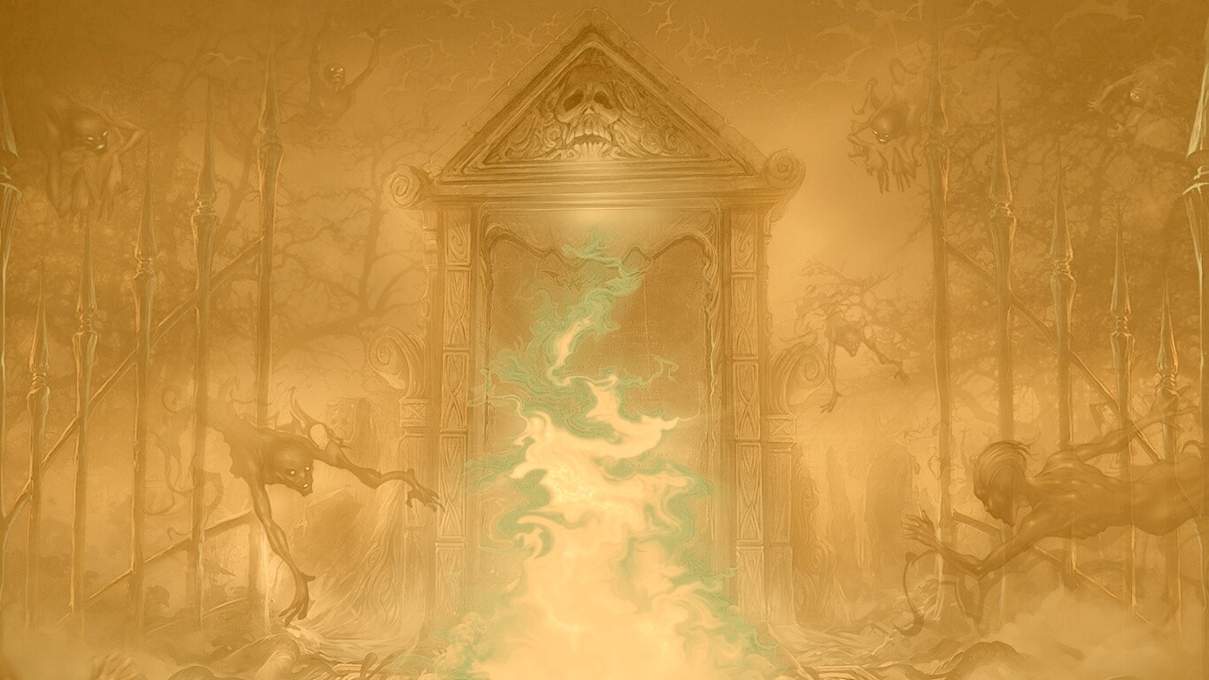 Демонические врата обои