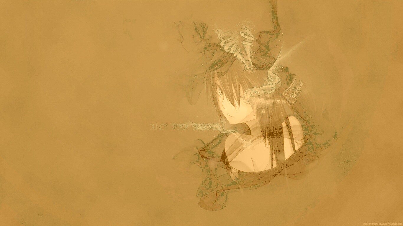 Black rock shooter обои