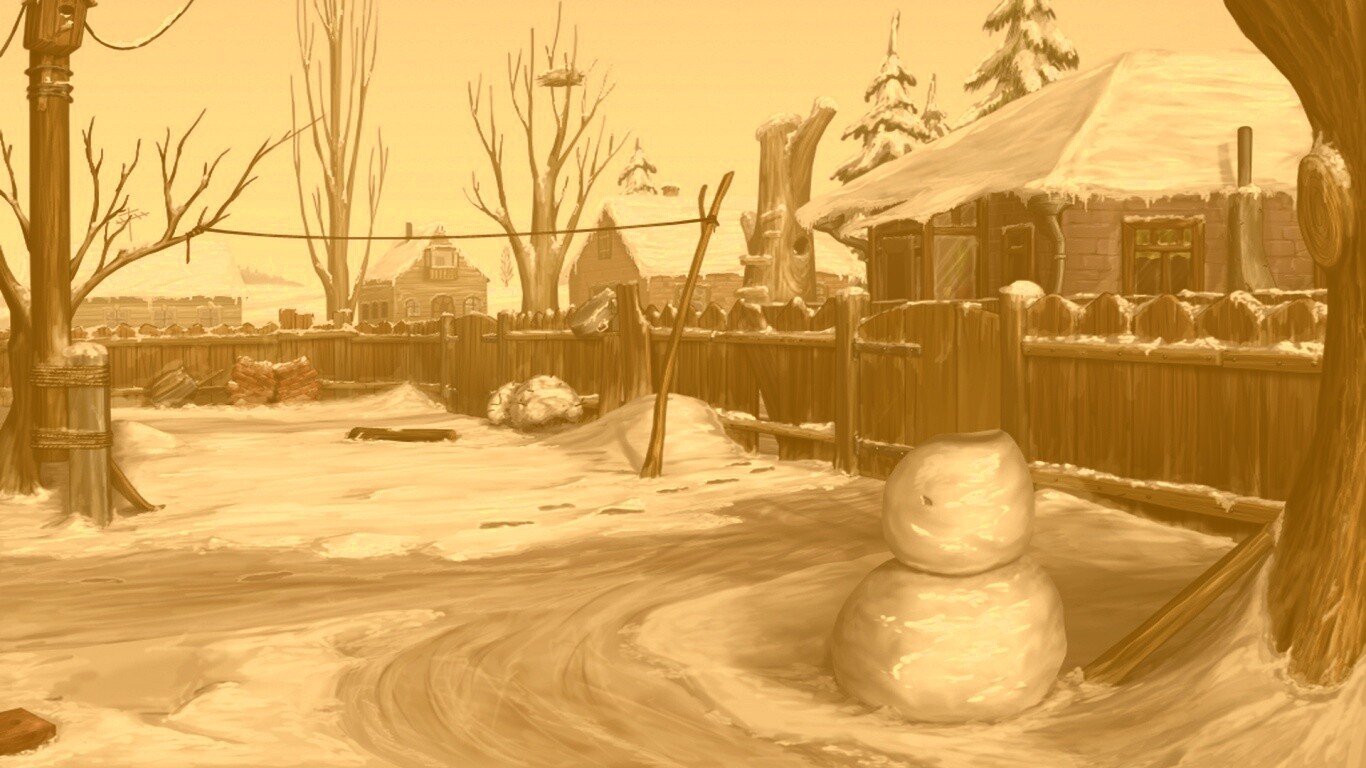 Снеговик обои