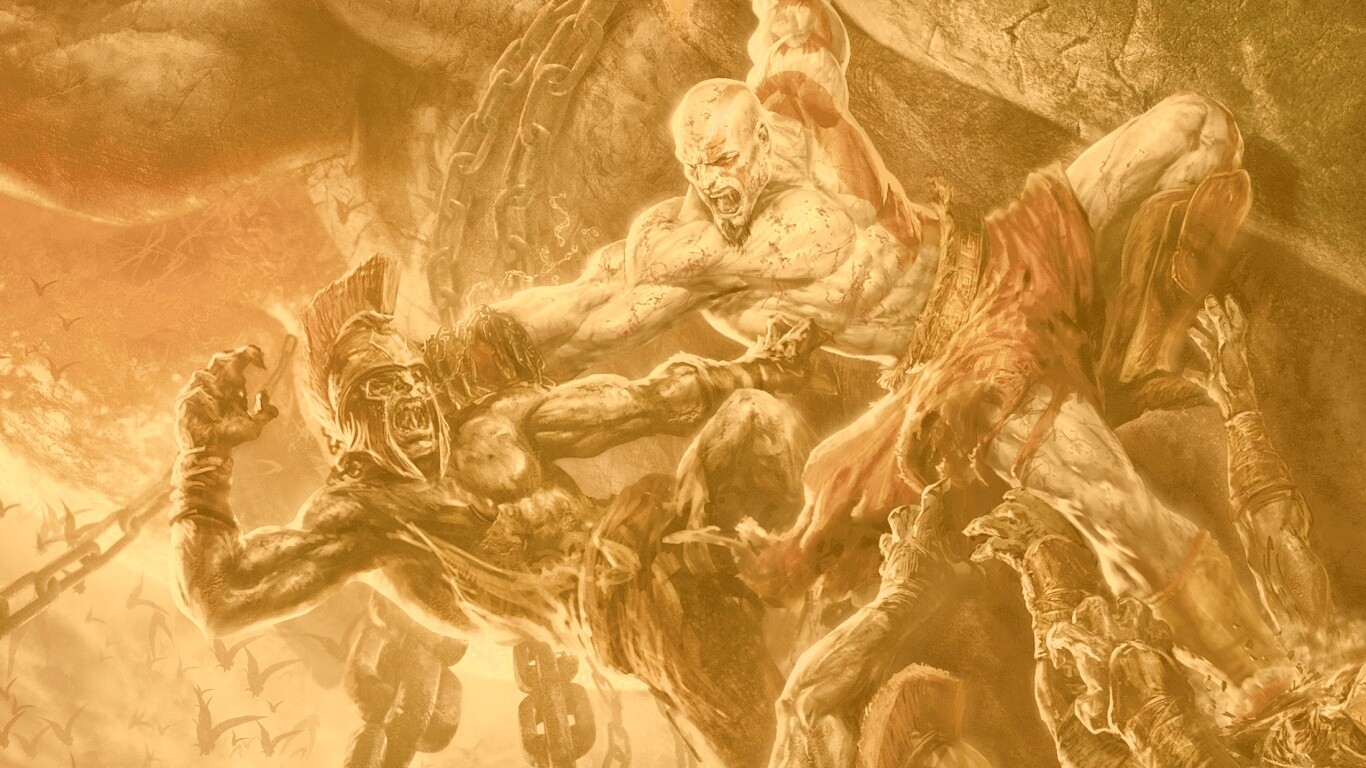 Бог войны обои