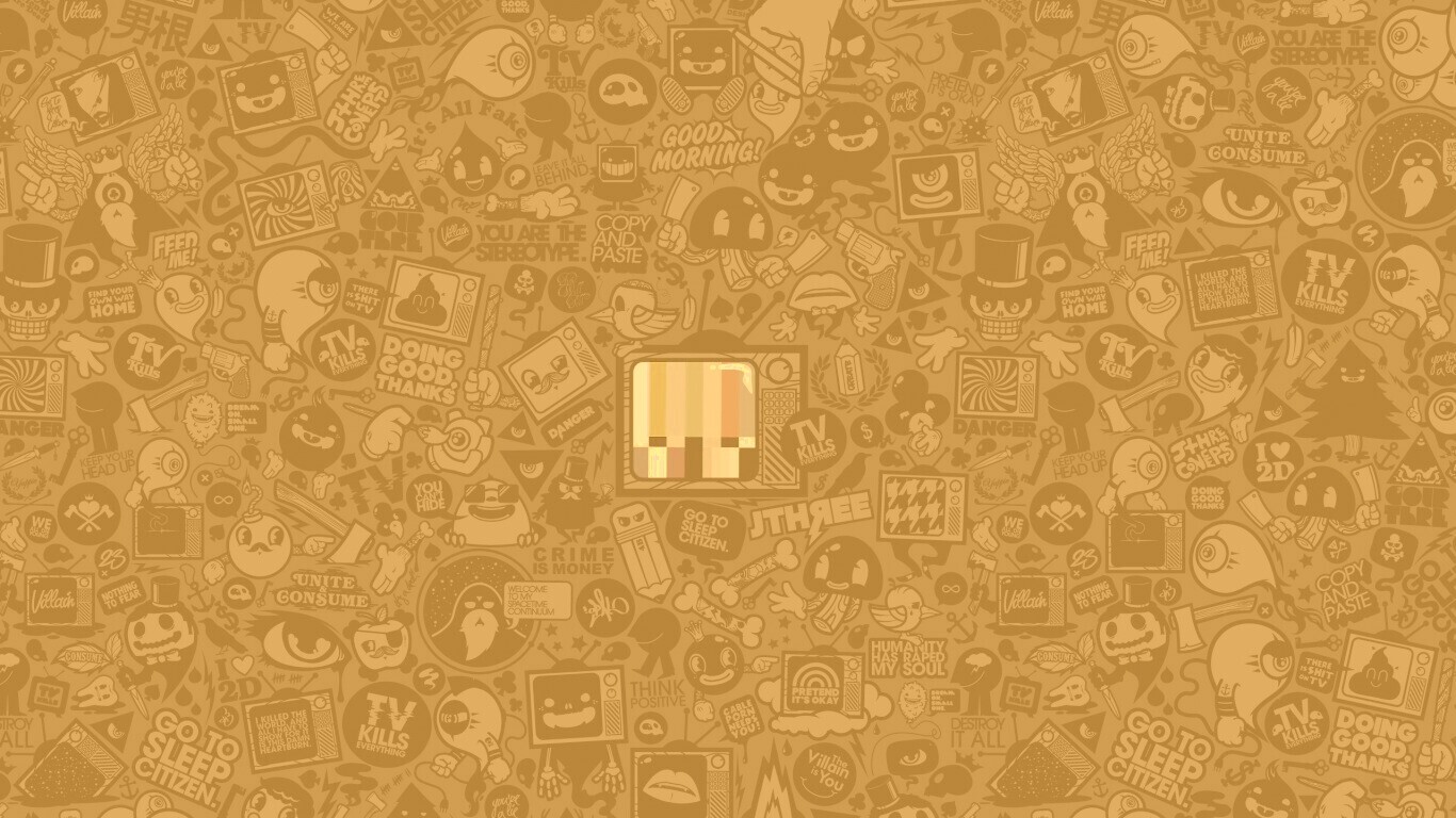 Телевидение убивает всё! обои