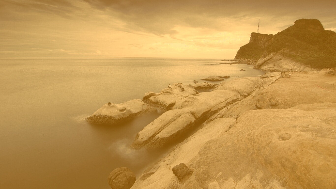 Замерзший мыс где-то там обои