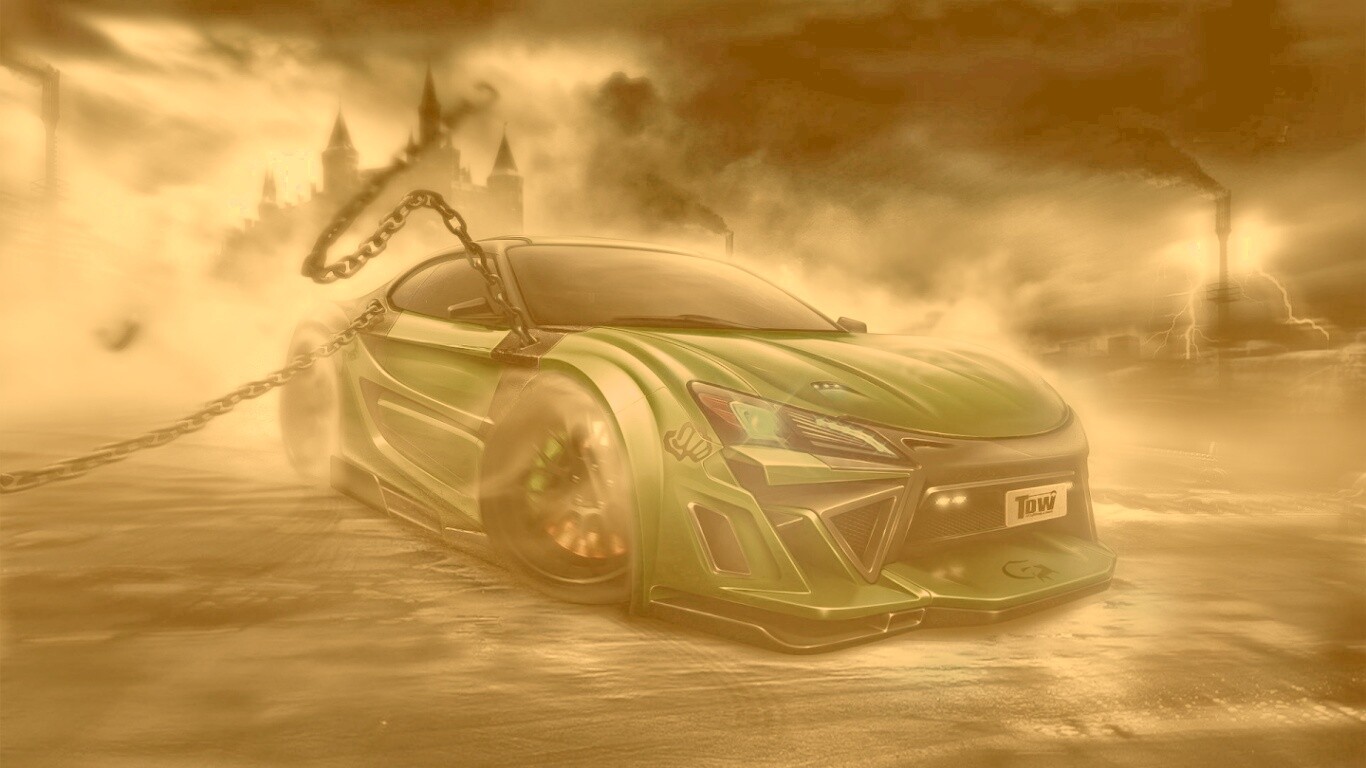 Дикое авто обои