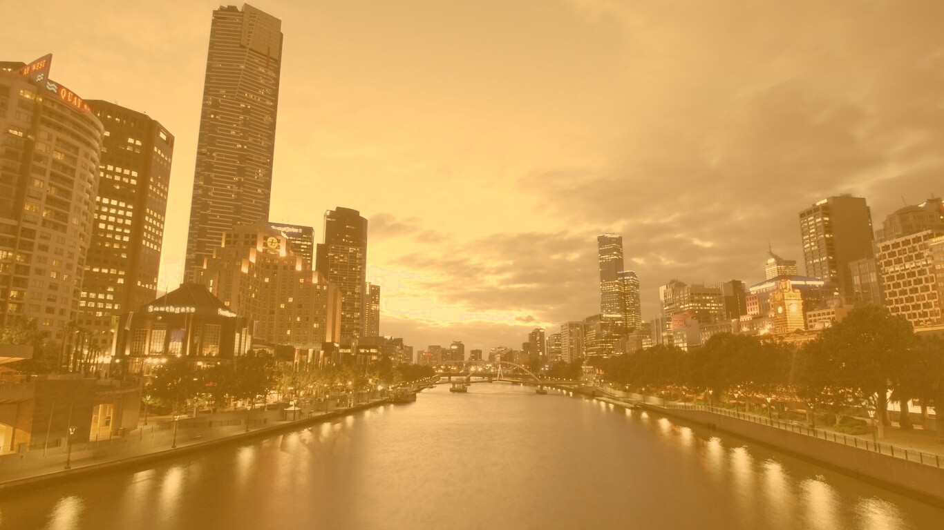 Застывший город обои