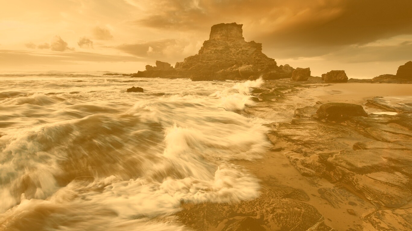 Побережье HDR обои