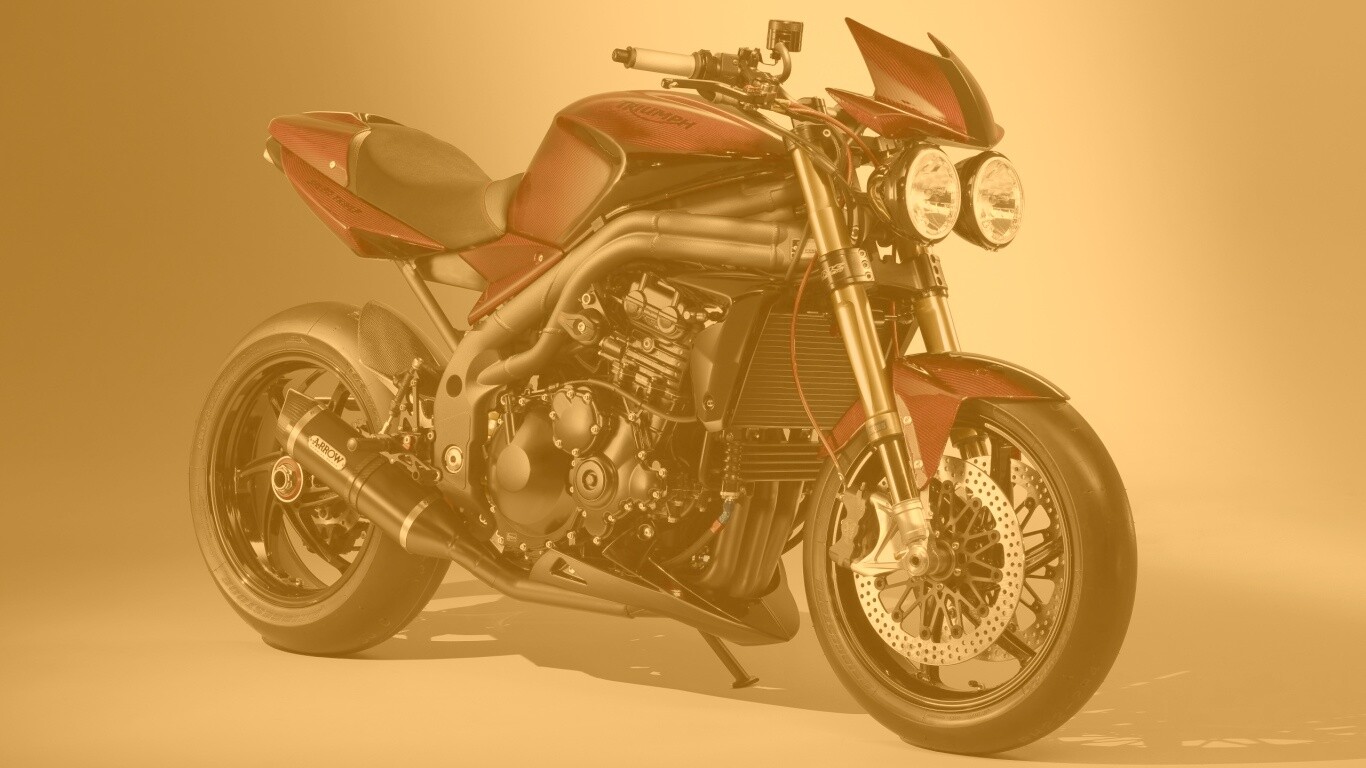 Мотоцикл в фотостудии обои