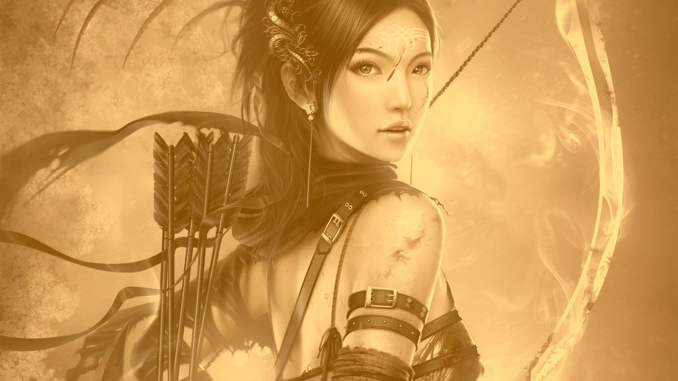 Лучница обои