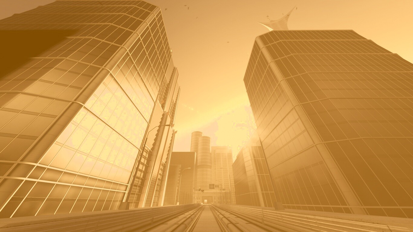 Улица из Mirrors Edge обои