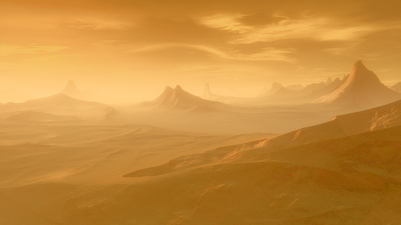 Инопланетный ландшафт обои