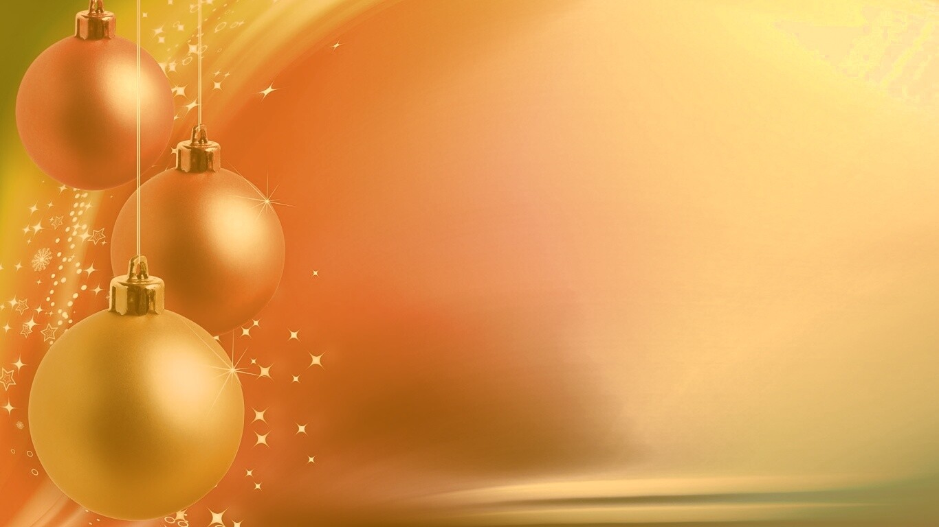 Яркие новогодние игрушки обои