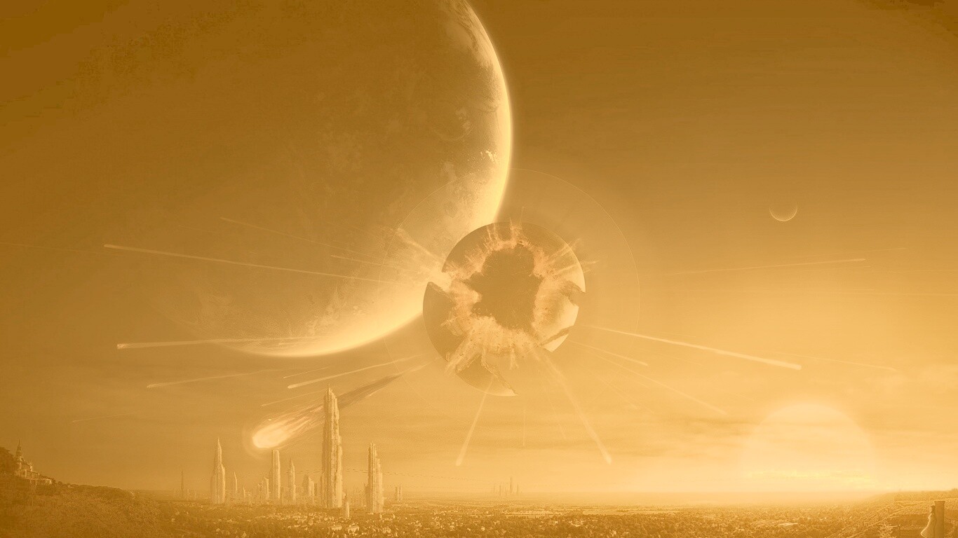 Катастрофа планетарного масштаба обои