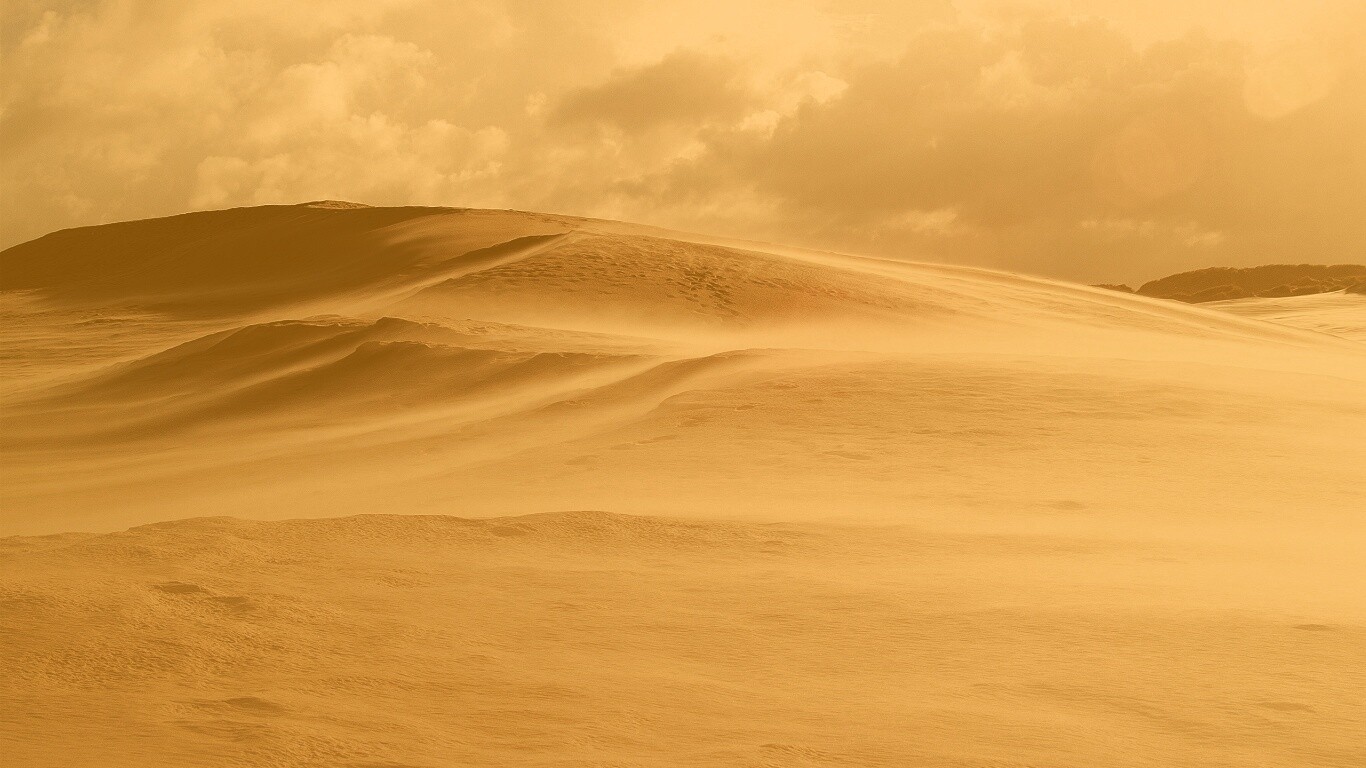 Далекая пустыня обои
