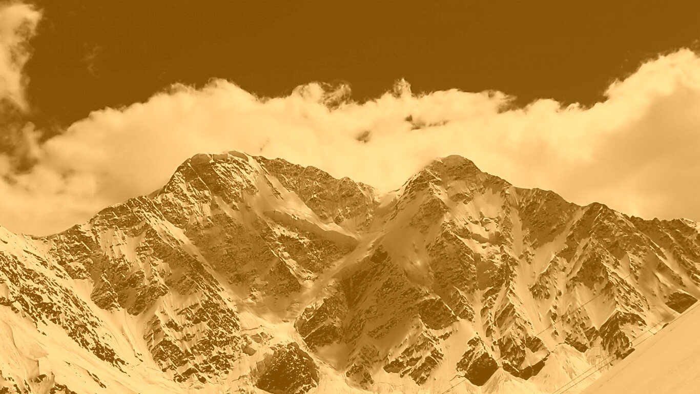 Снежные горы обои