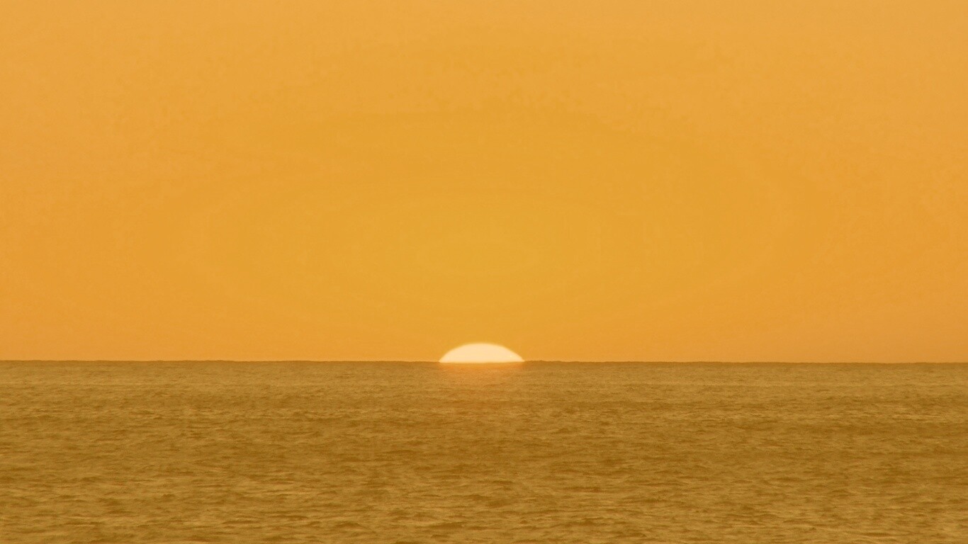 Идеальный закат обои