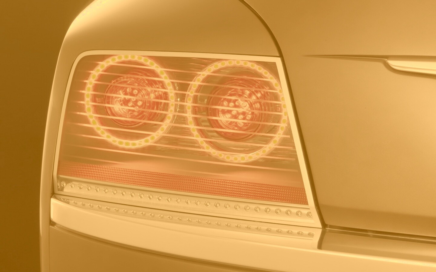 Горящие задние фары обои