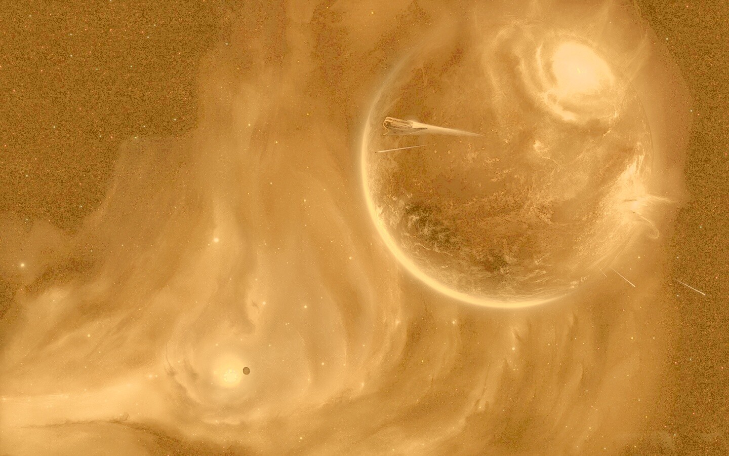 Разрушение планеты обои