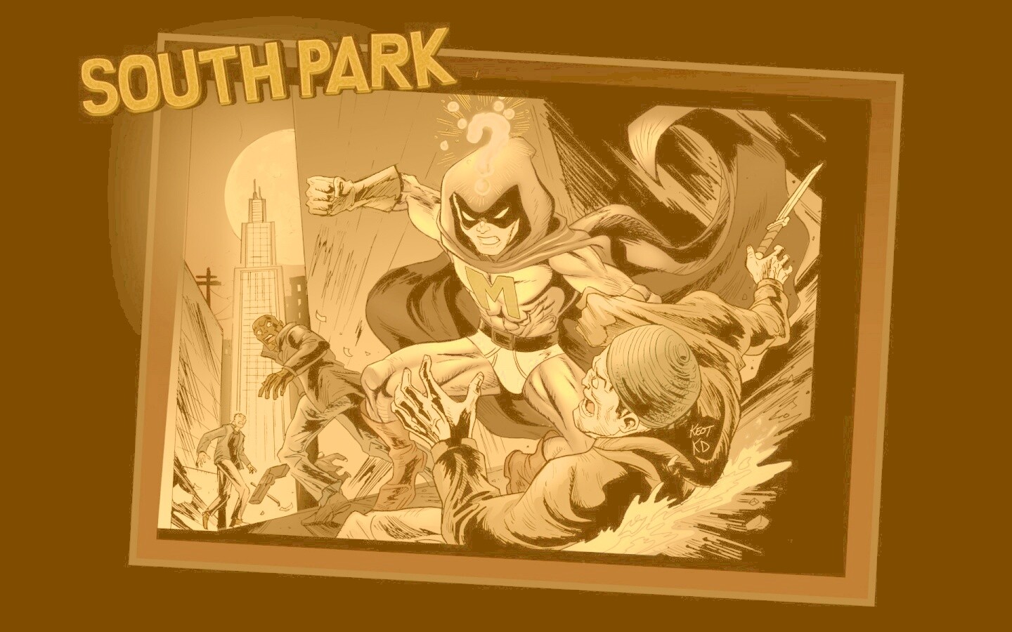 Комикс про Мистериона обои