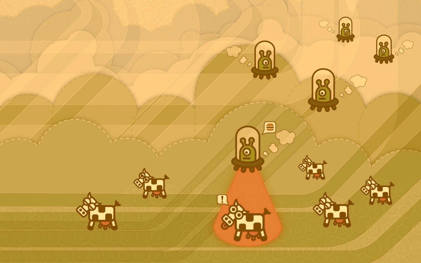 Пришельцы воруют коров обои