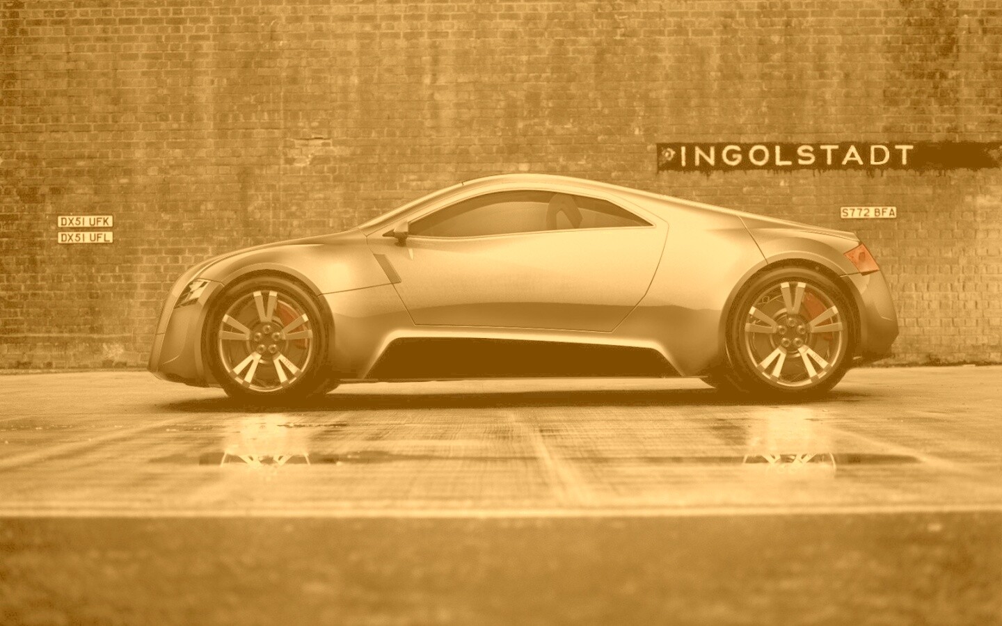 Концепт Audi R Zero обои