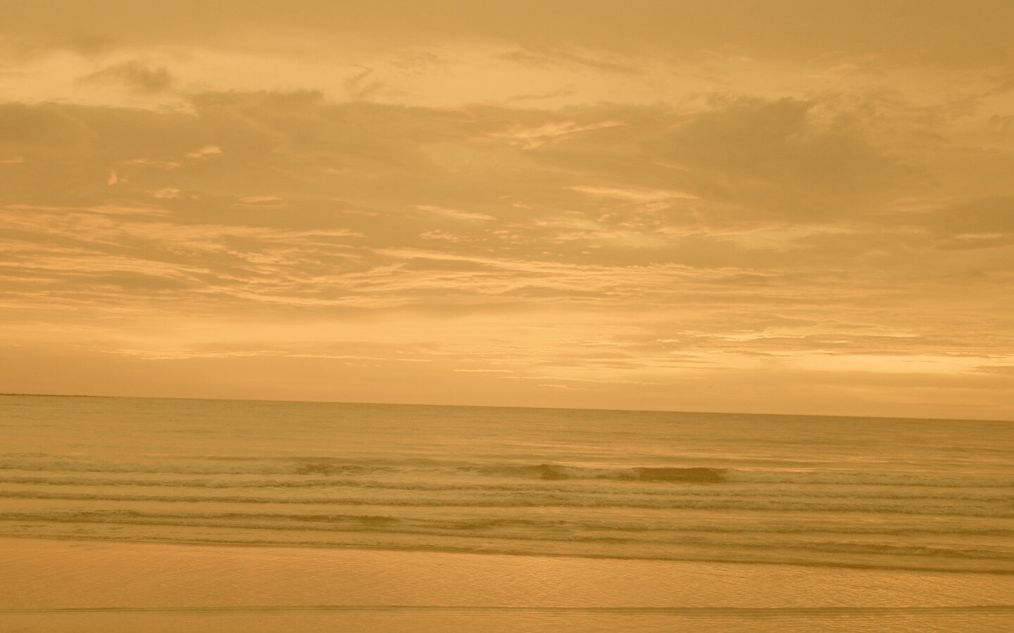 Закат на море обои