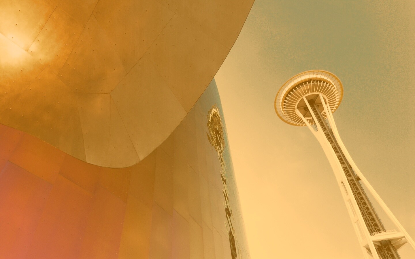 Space Needle Tower обои