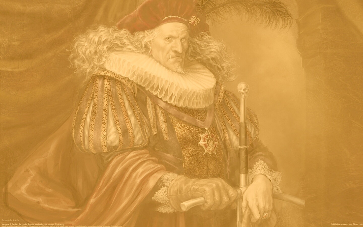 Портрет вампира обои