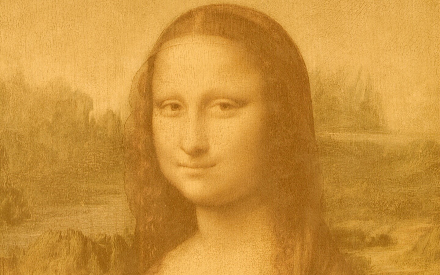 Картина Мона Лиза обои