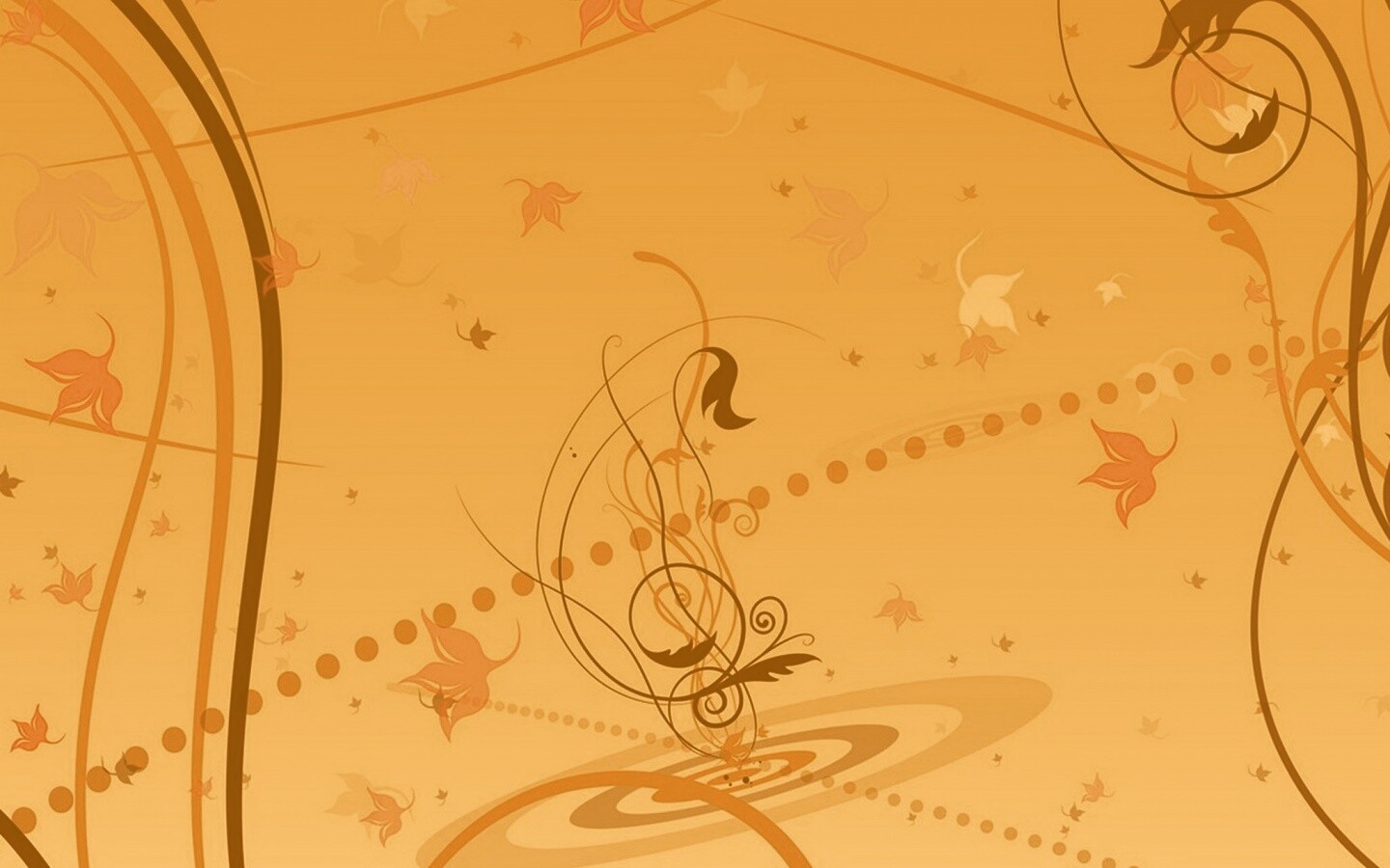 Цветы и завитки обои