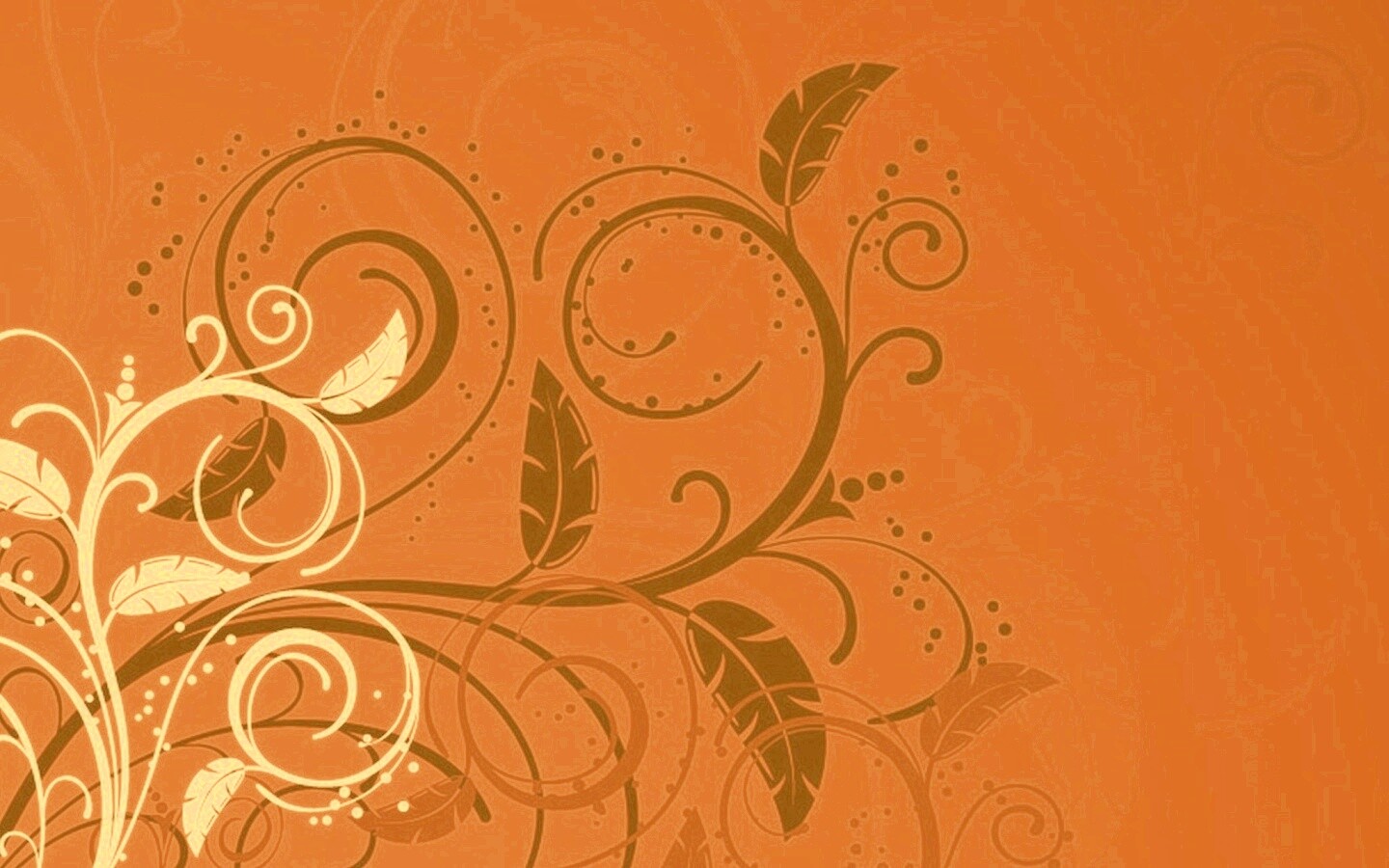 Черно-белые листики на красном фоне обои