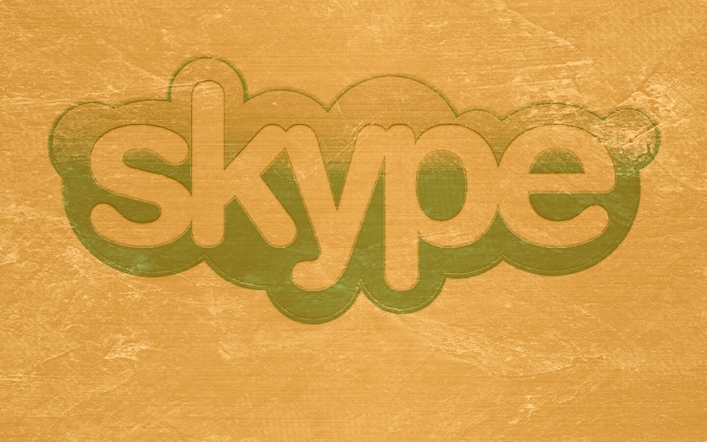 Логотип Скайп на доске обои