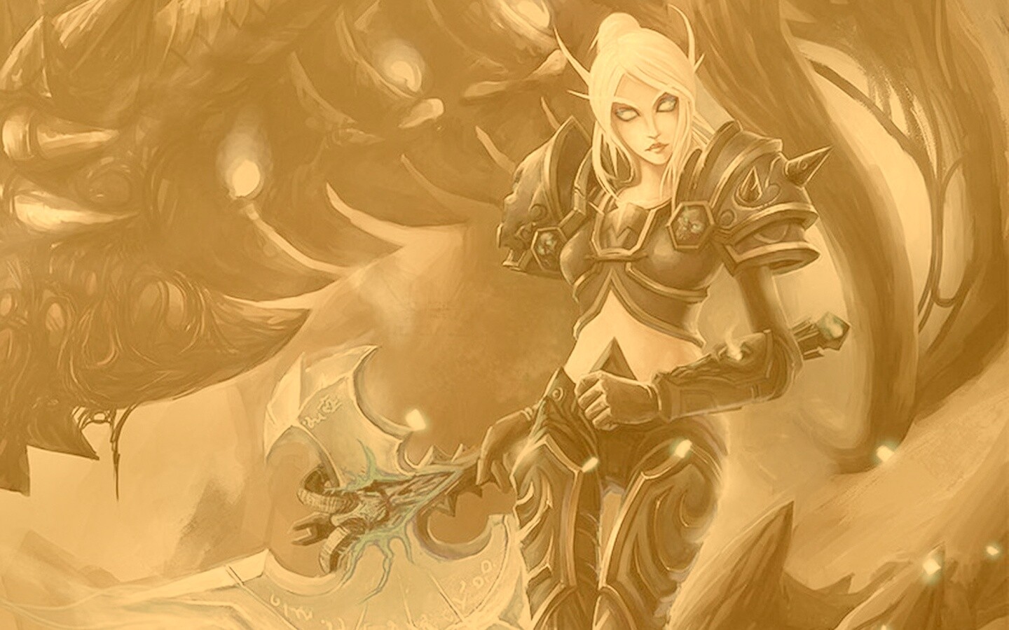 Героиня MMORPG обои