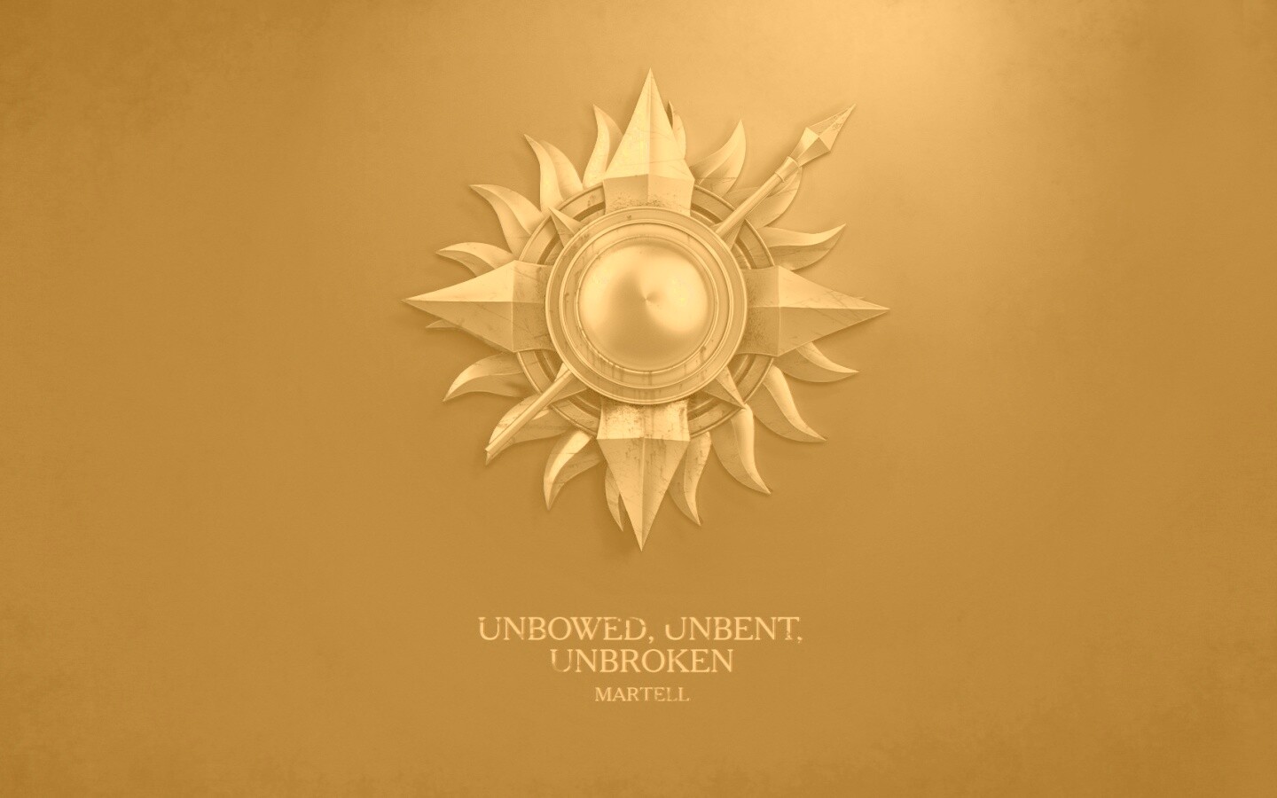 Металлический герб дома Мартелл обои