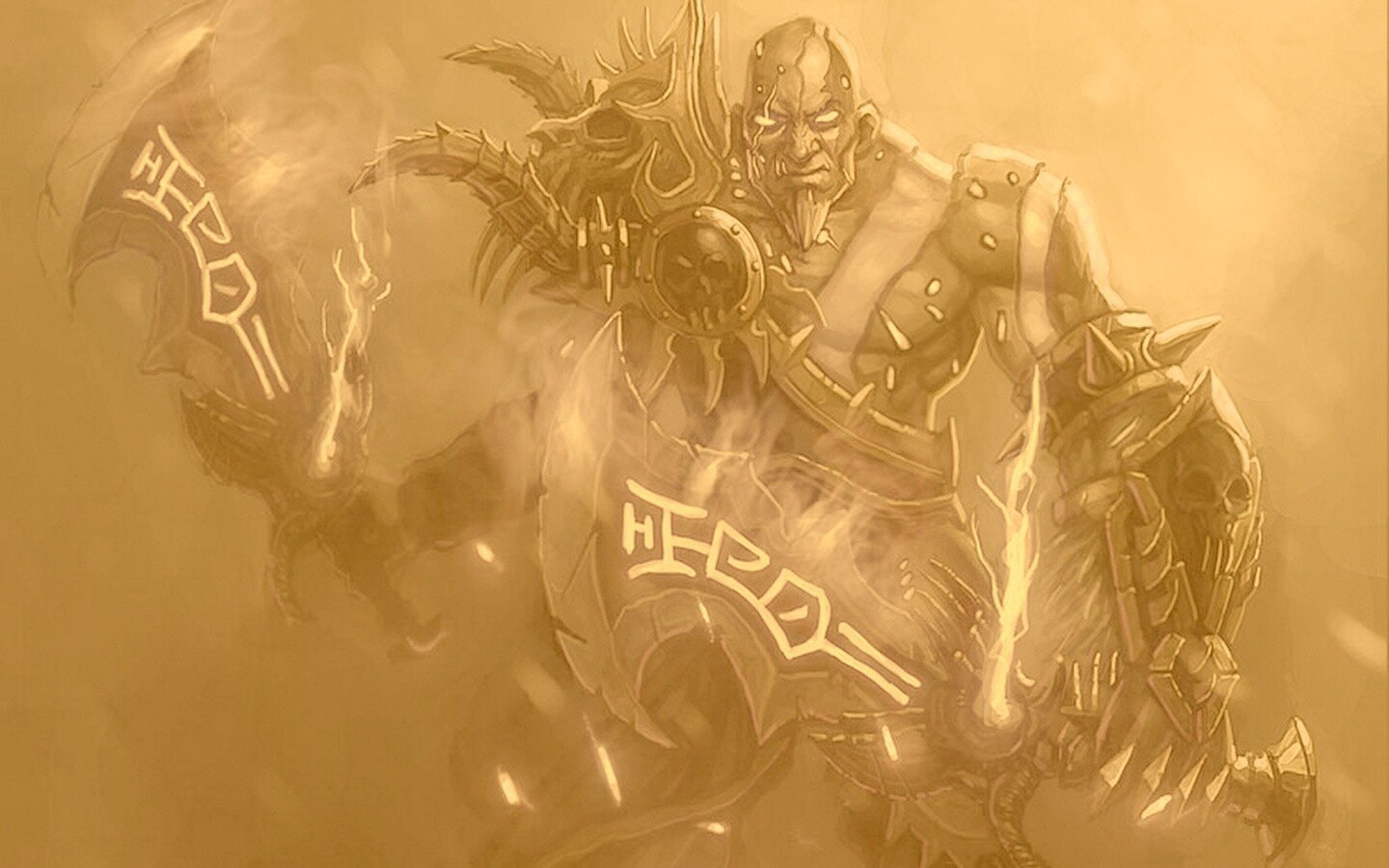 Андед с топорами обои