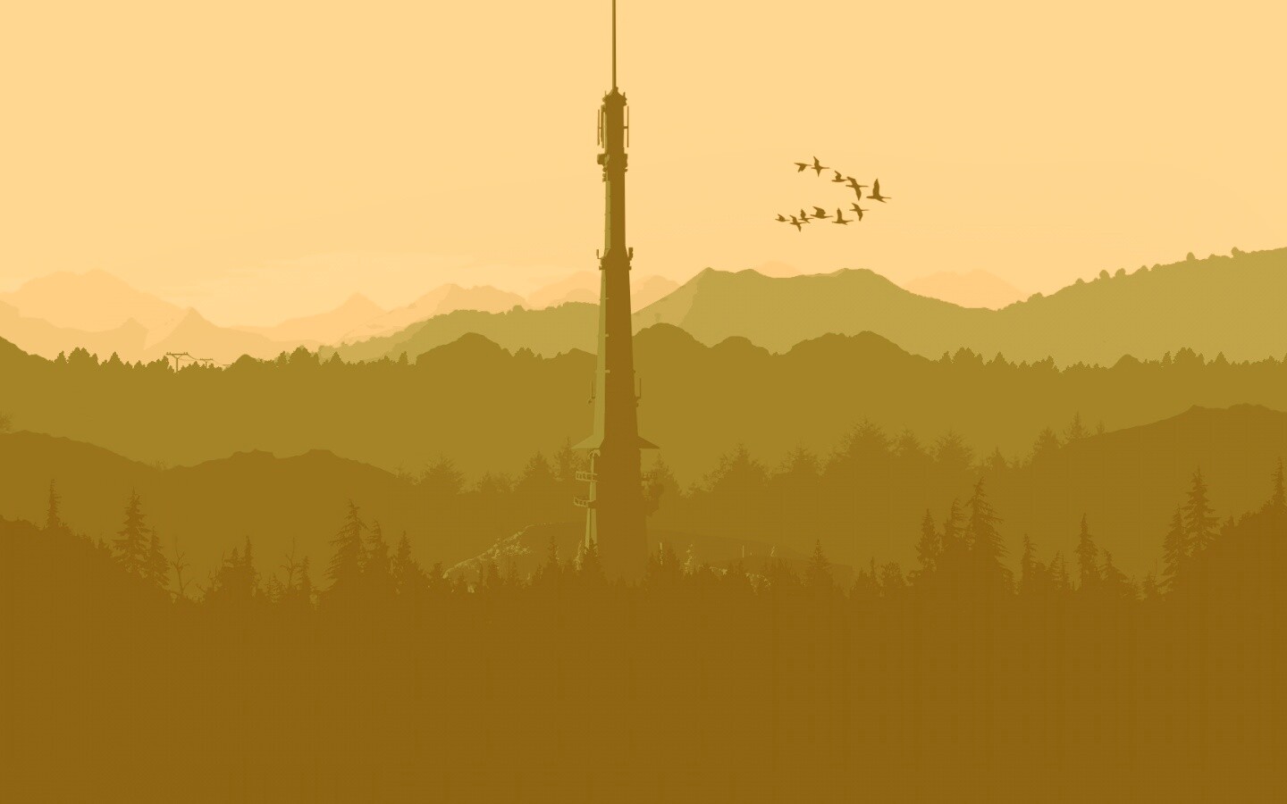 Зеленые горы обои