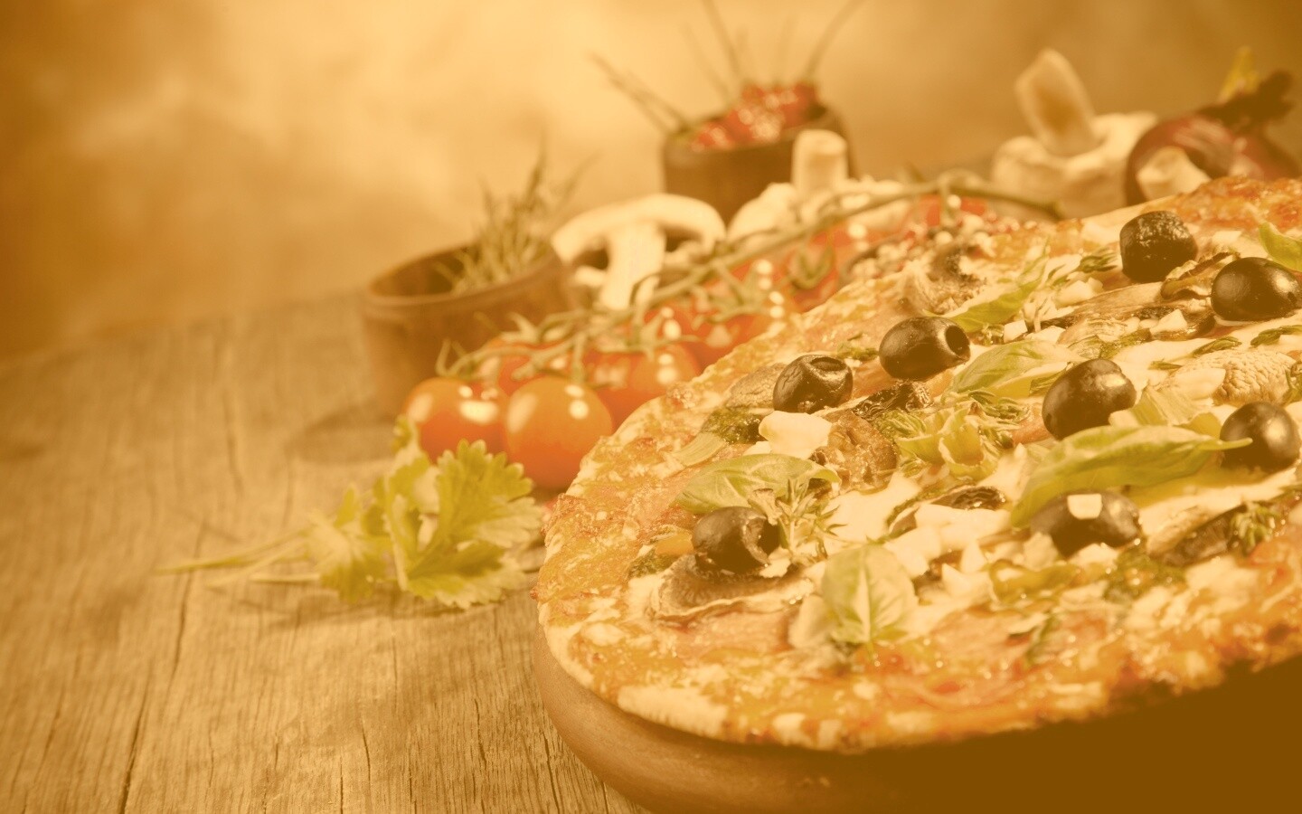 Аппетитная пицца обои