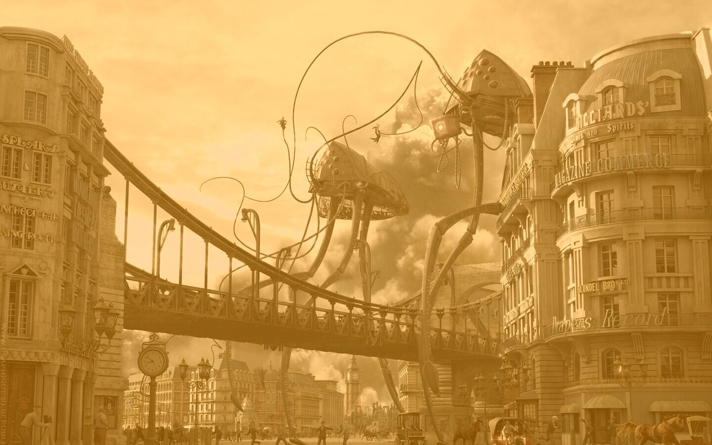 Война миров обои