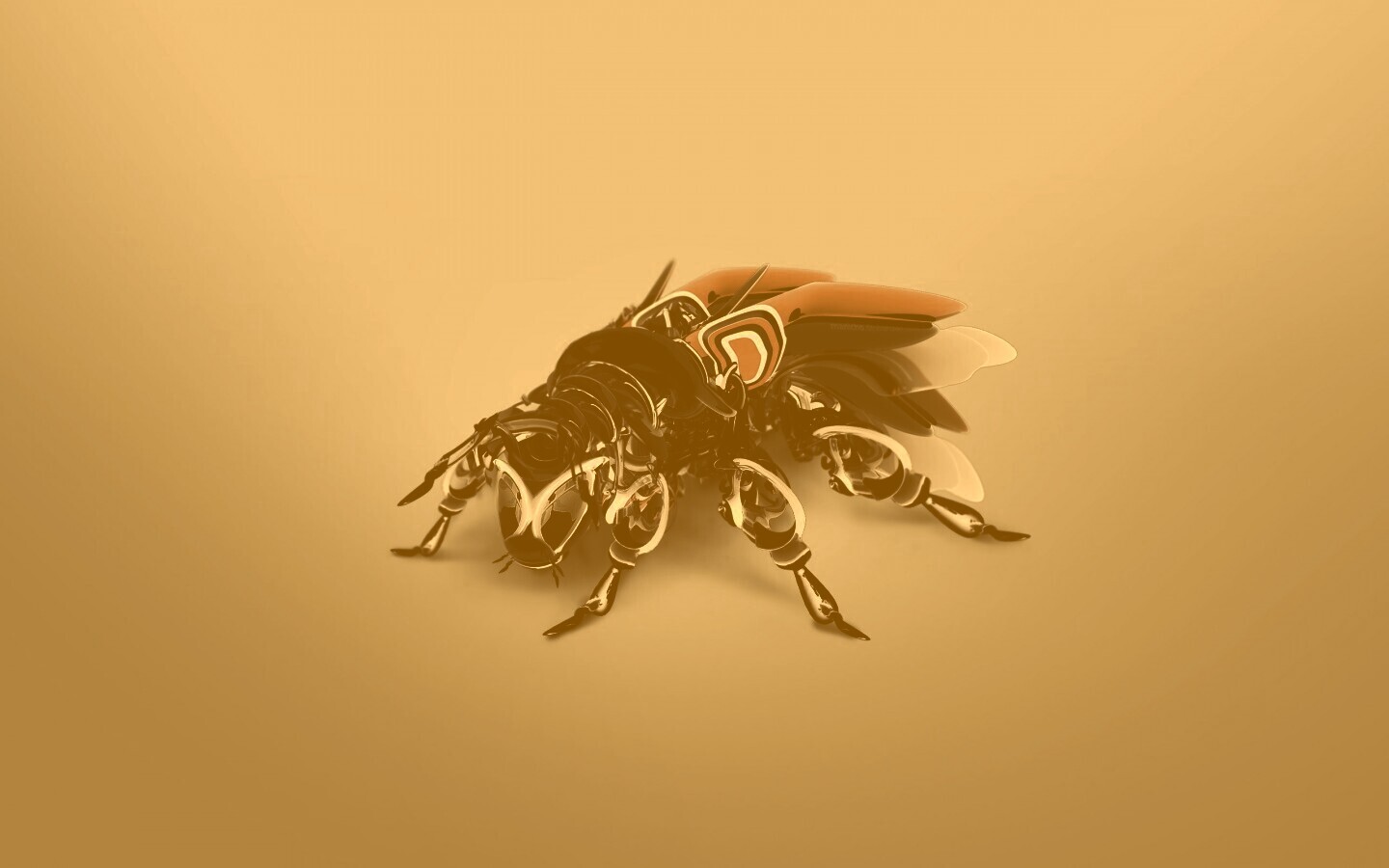 Кибер муха обои