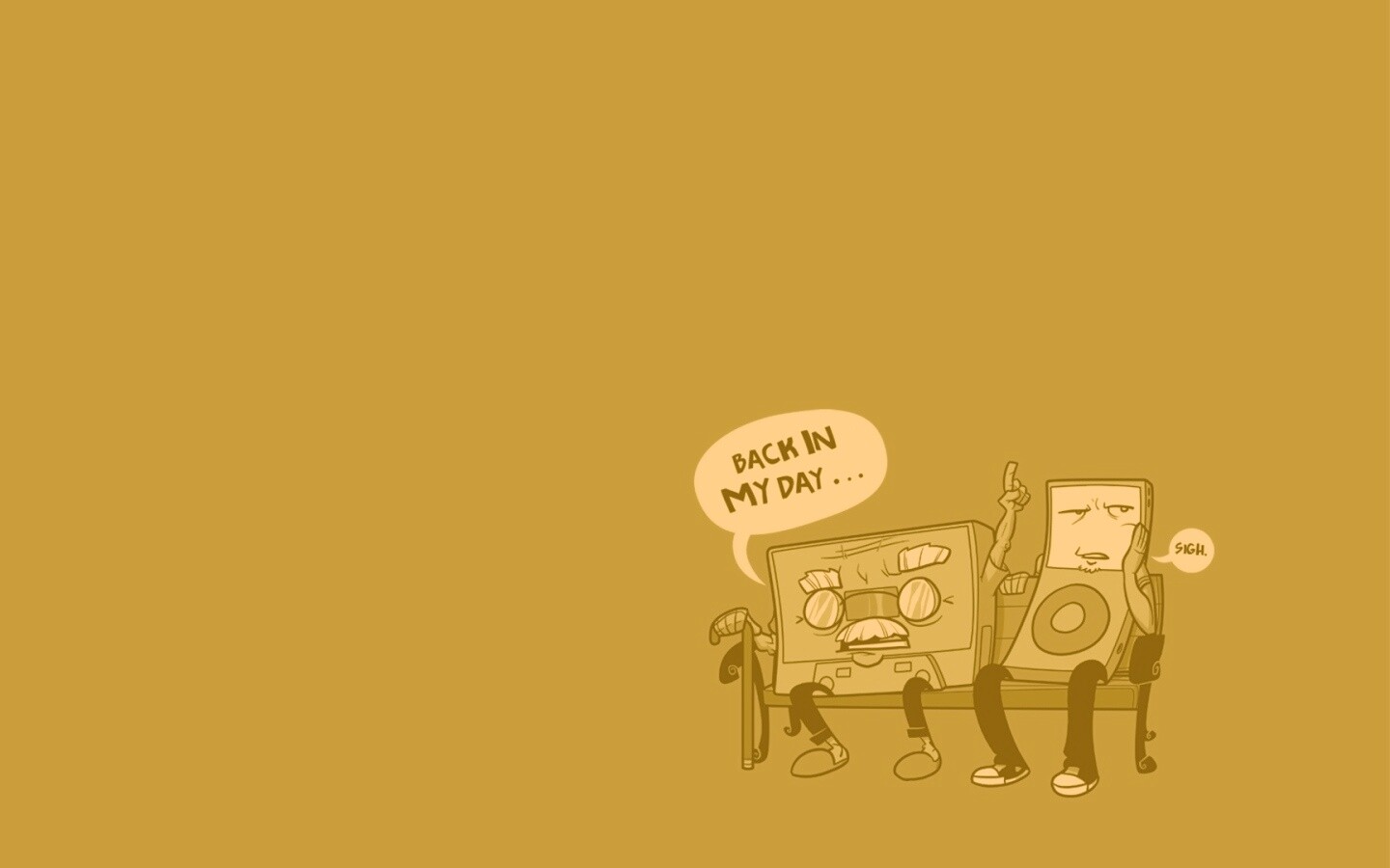 А вот в мои дни... обои