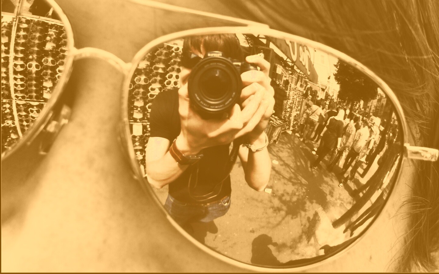 В очках обои