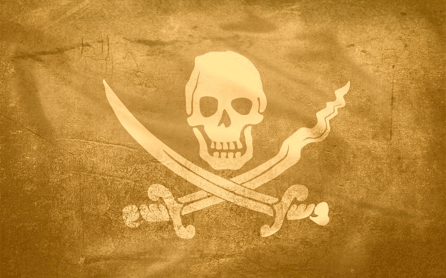 Пиратский флаг обои