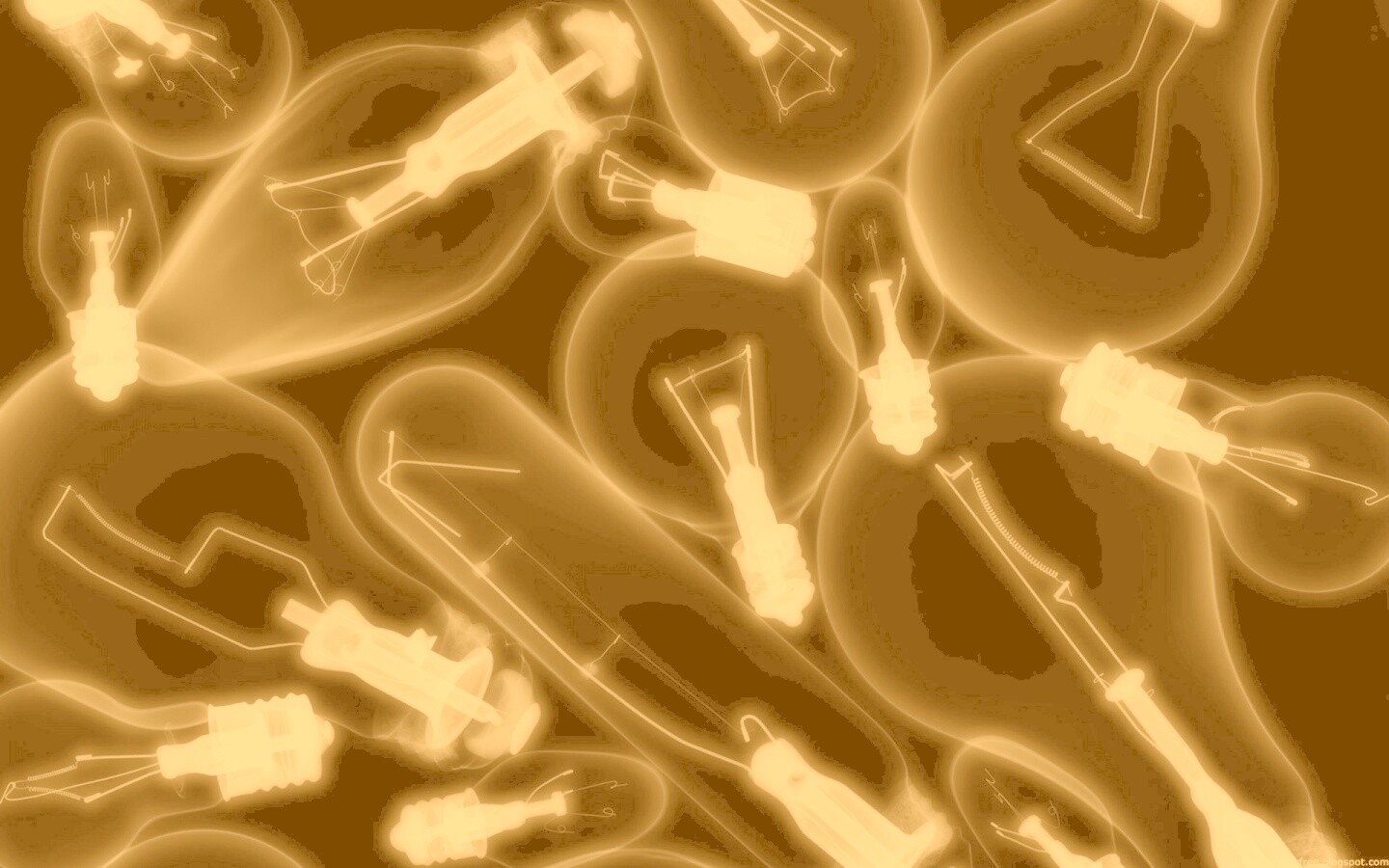 Лампочки под рентгеном обои