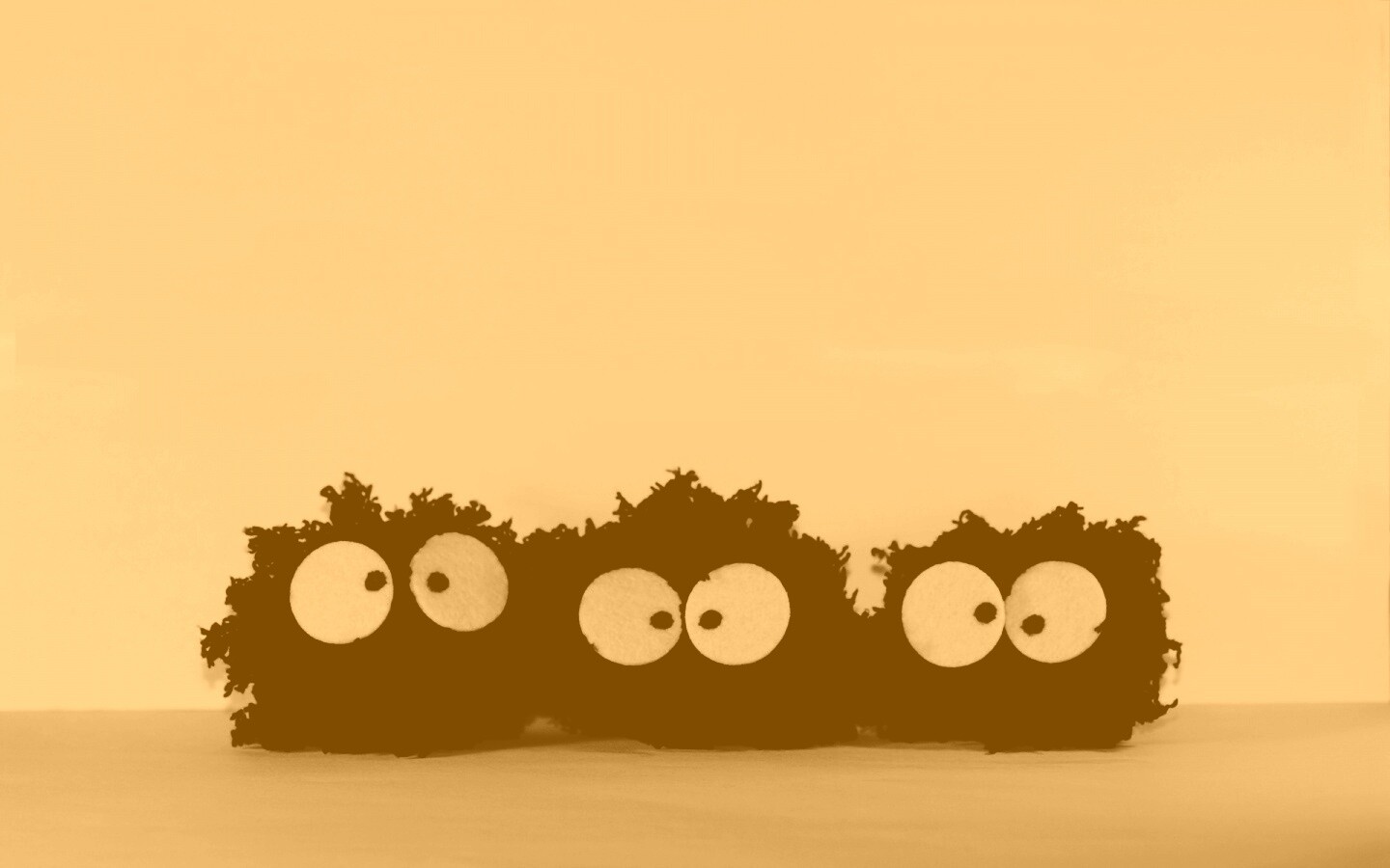 Кляксы с глазами обои