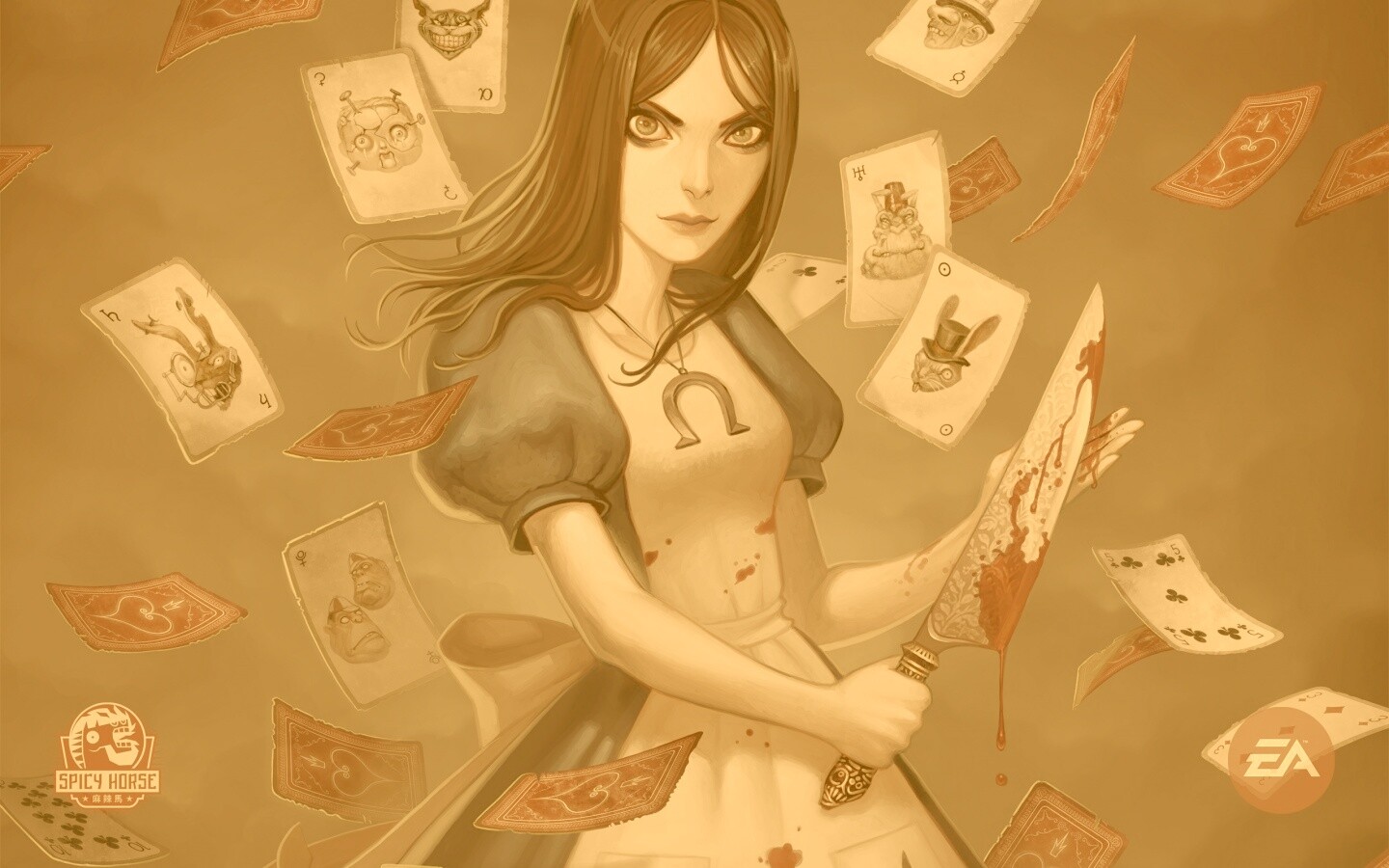 Алиса в стране чудес обои