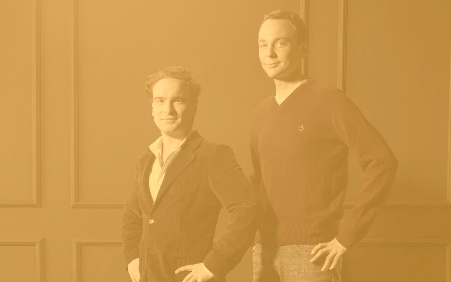 Джонни Галаки и Джим Парсонс обои