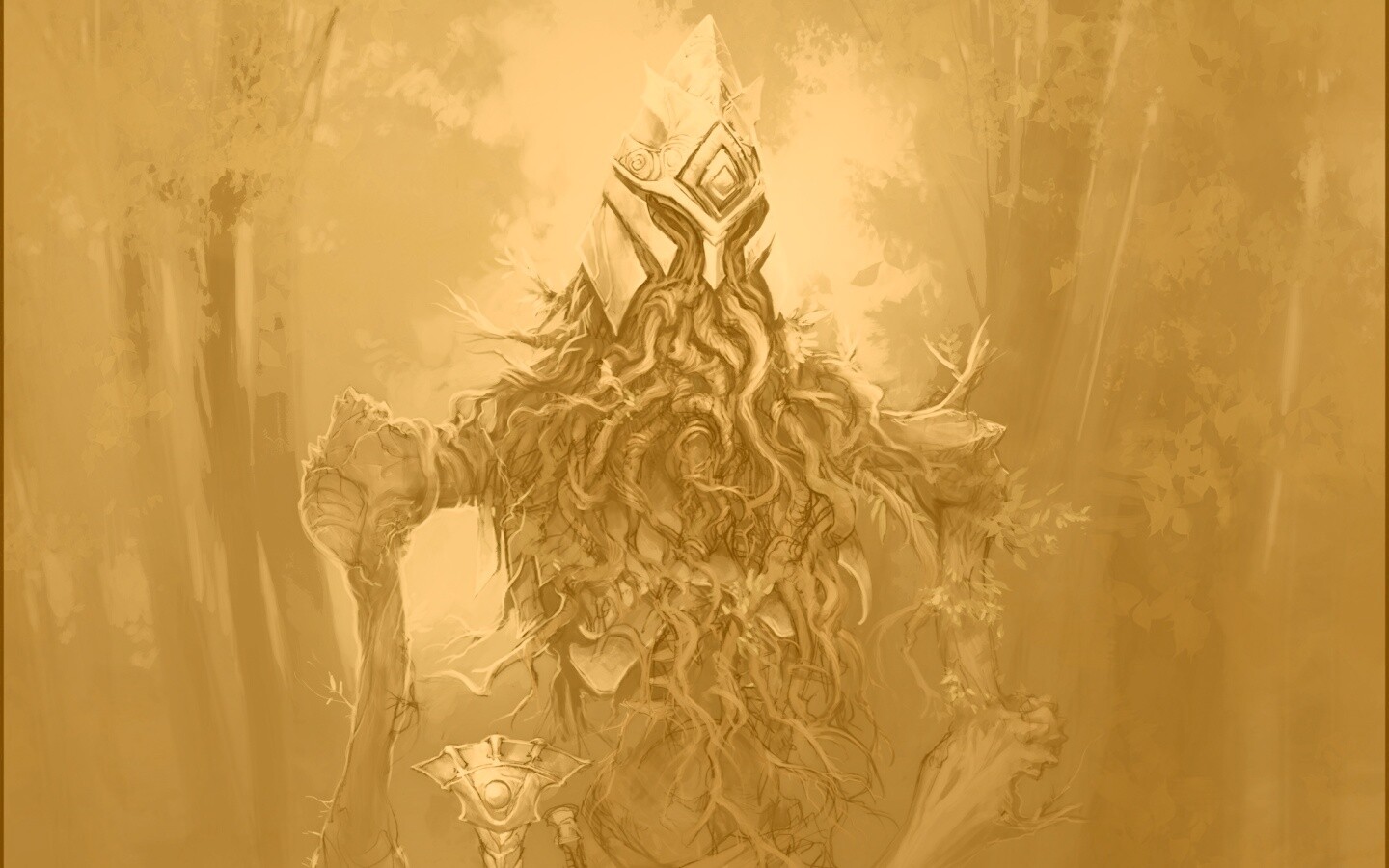 Зеленый король обои