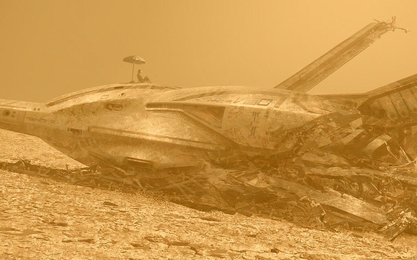 Останки корабля обои