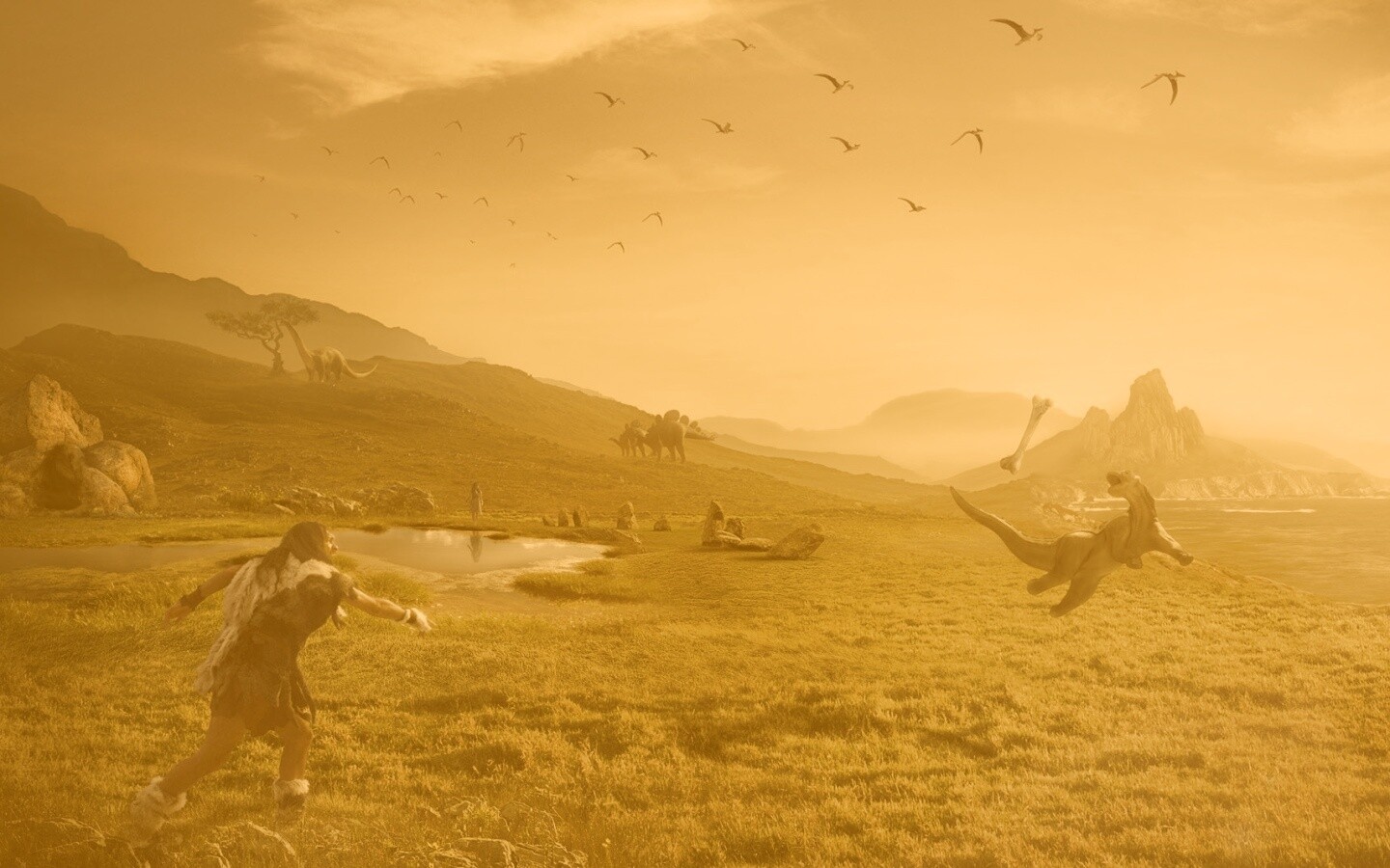 Доисторические игры обои