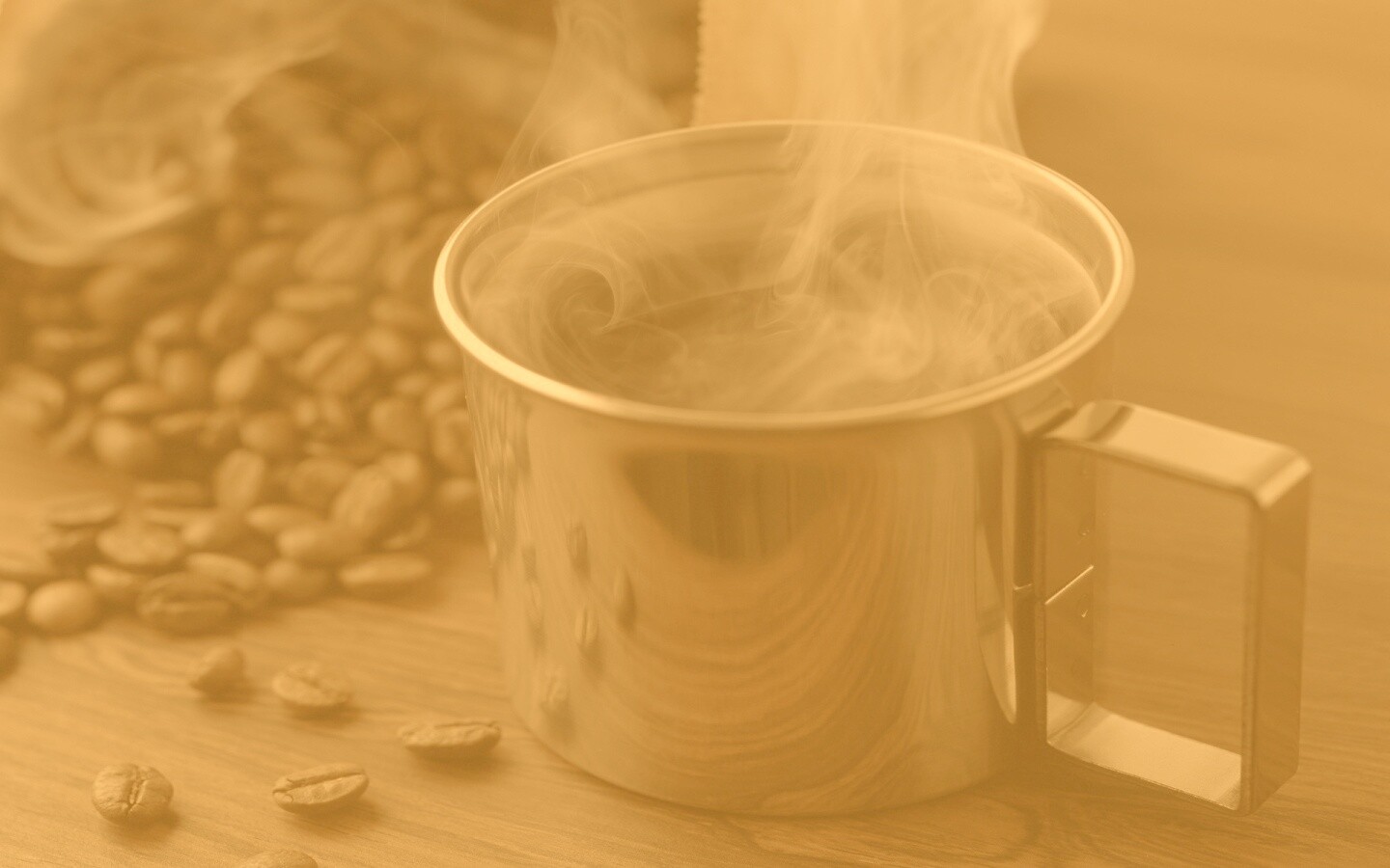 Чашка свежесваренного кофе обои